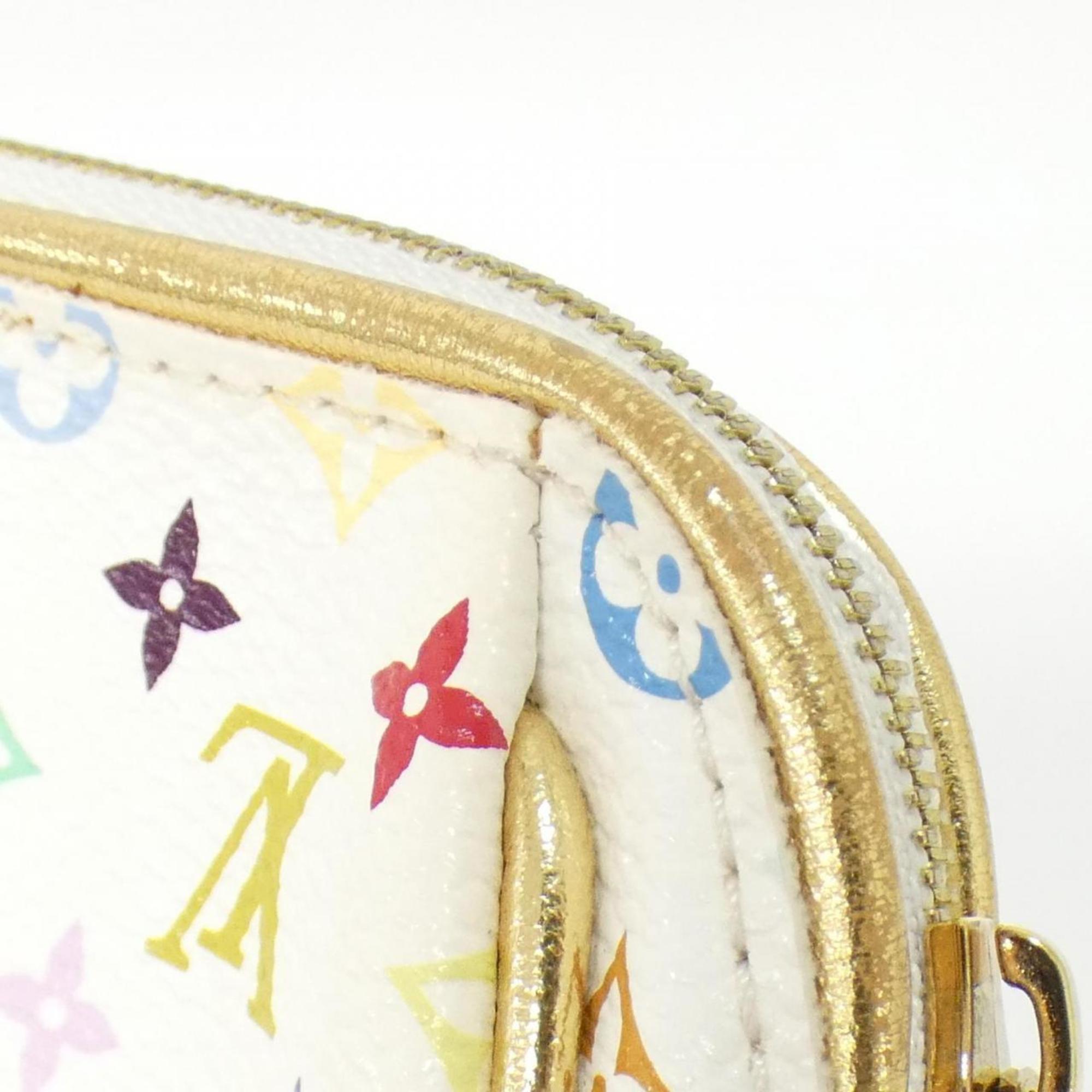 Louis Vuitton White Coated Canvas Pouch (Pre-Owned)