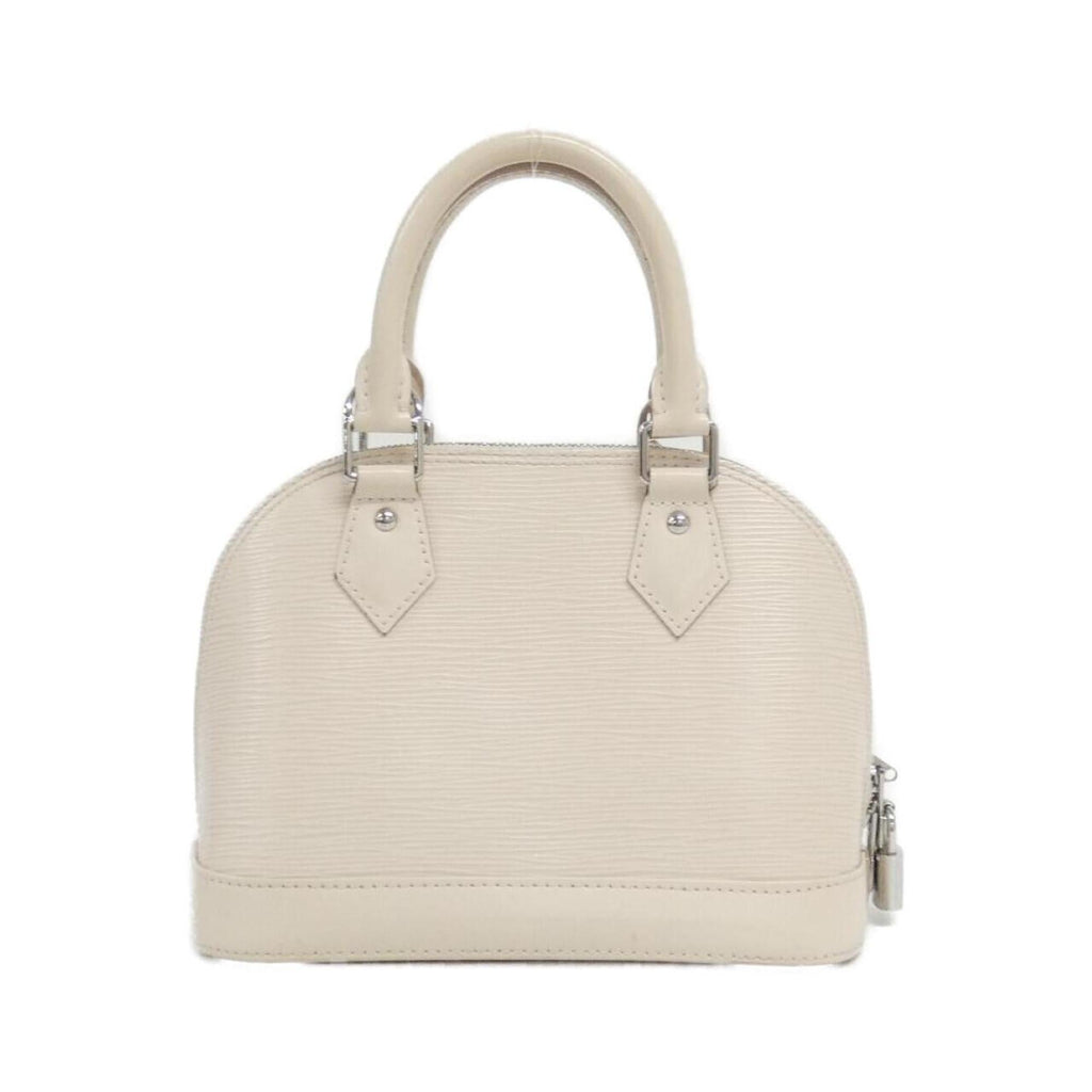 Louis Vuitton Silver Leather Handbag (Pre-Owned)
