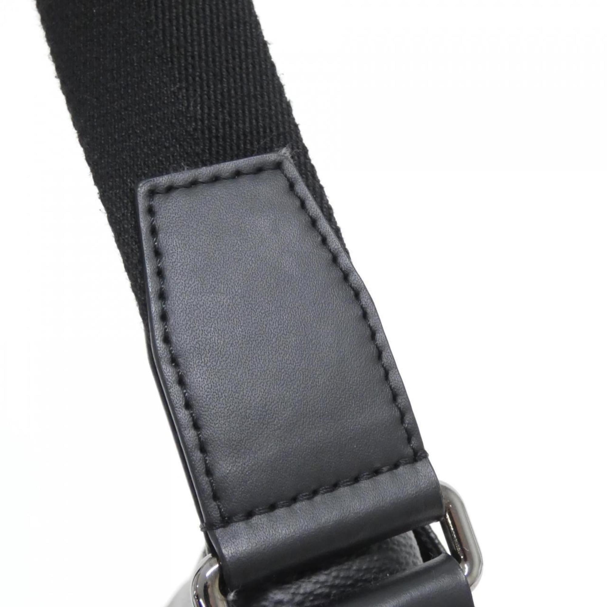 Louis Vuitton Monogram Eclipse Black Coated Canvas Shoulder Bag (Pre-Owned)