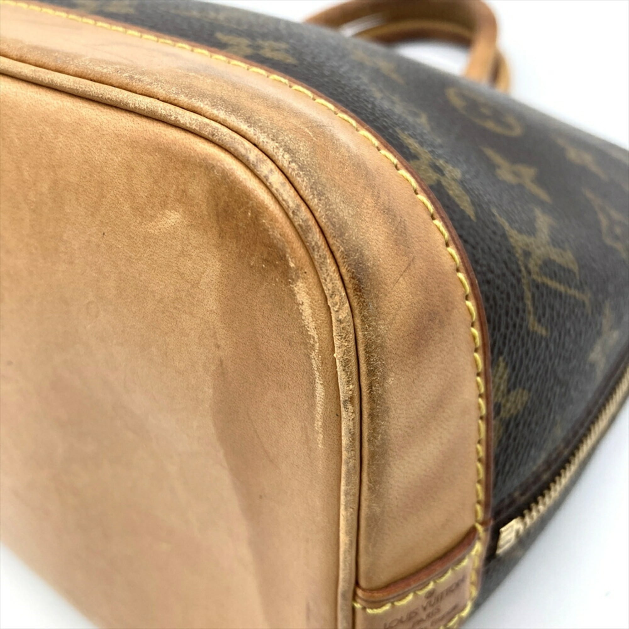 Louis Vuitton Brown Monogram Canvas Handbag (Pre-Owned)