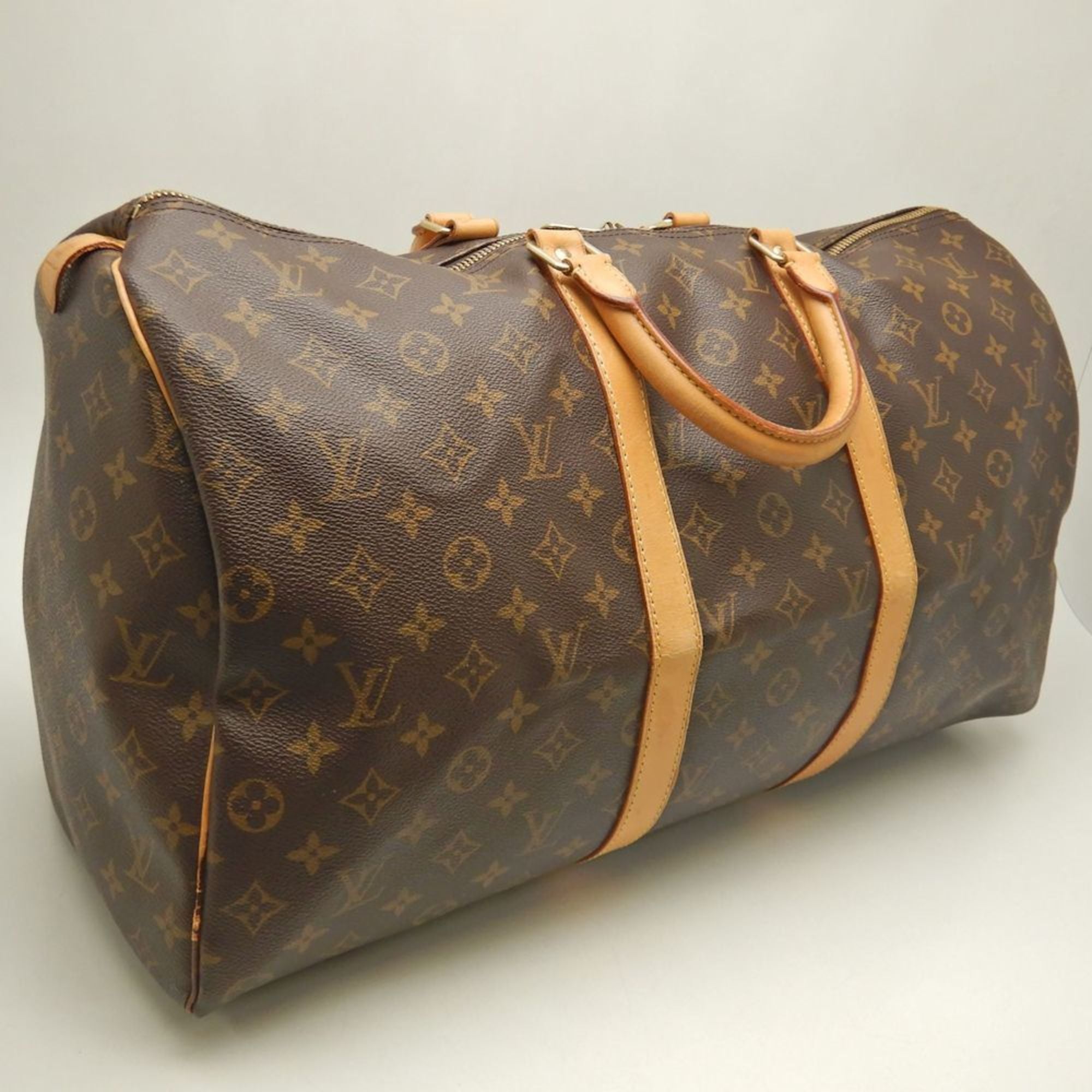 Louis Vuitton Monogram Brown Pvc Boston Bag (Pre-Owned)