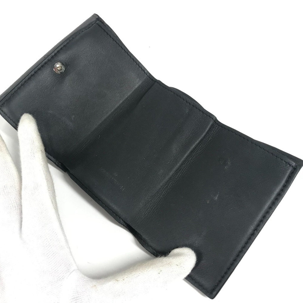 Louis Vuitton Black Gray Monogram Eclipse Canvas Wallet (Tri-Fold) (Pre-Owned)