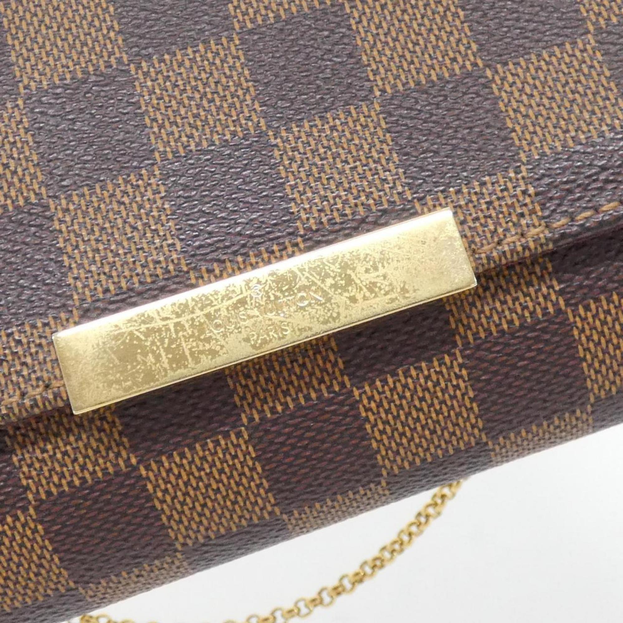 Louis Vuitton Ebene Coated Canvas Shoulder Bag (Pre-Owned)