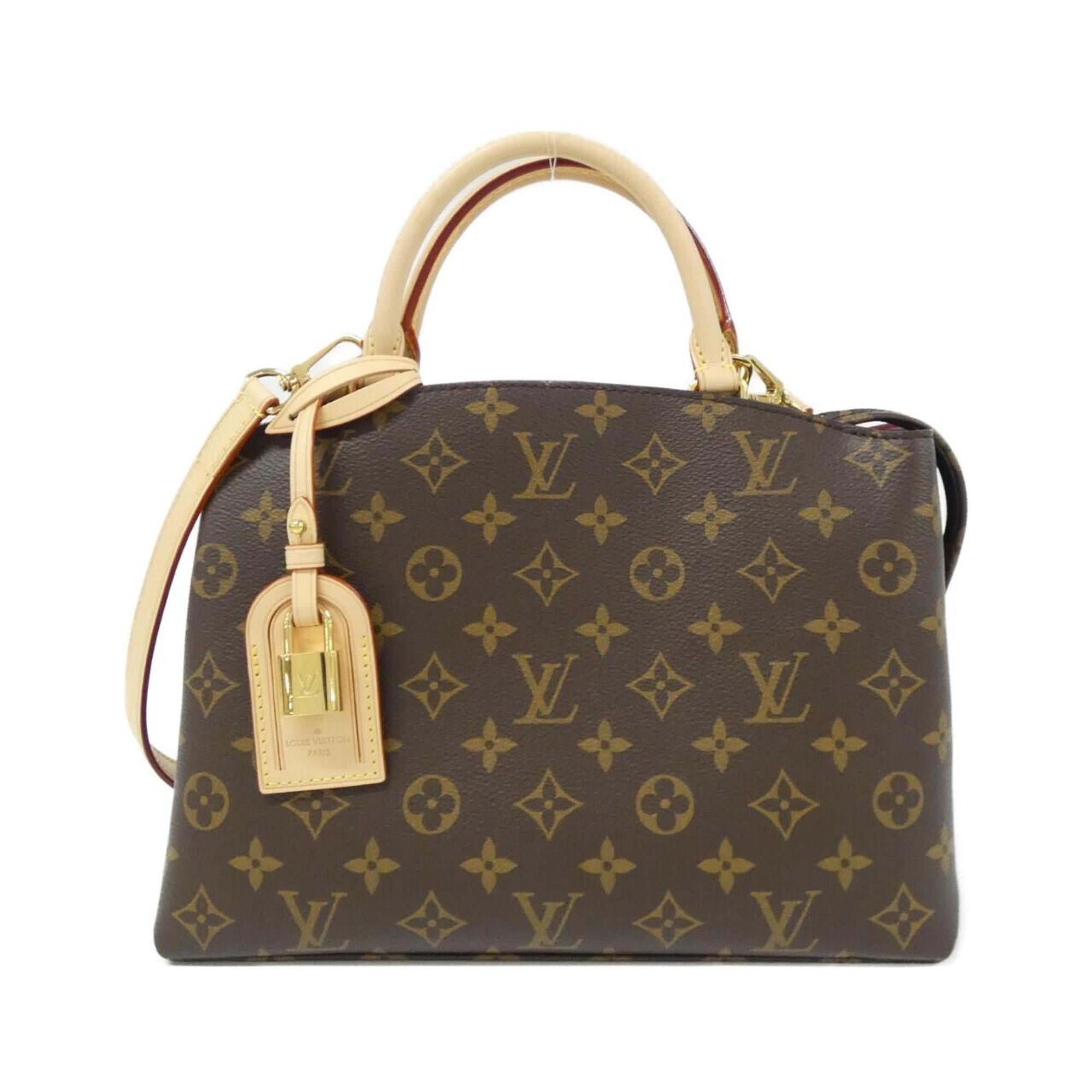 Louis Vuitton Marron Coated Canvas Handbag (Pre-Owned)
