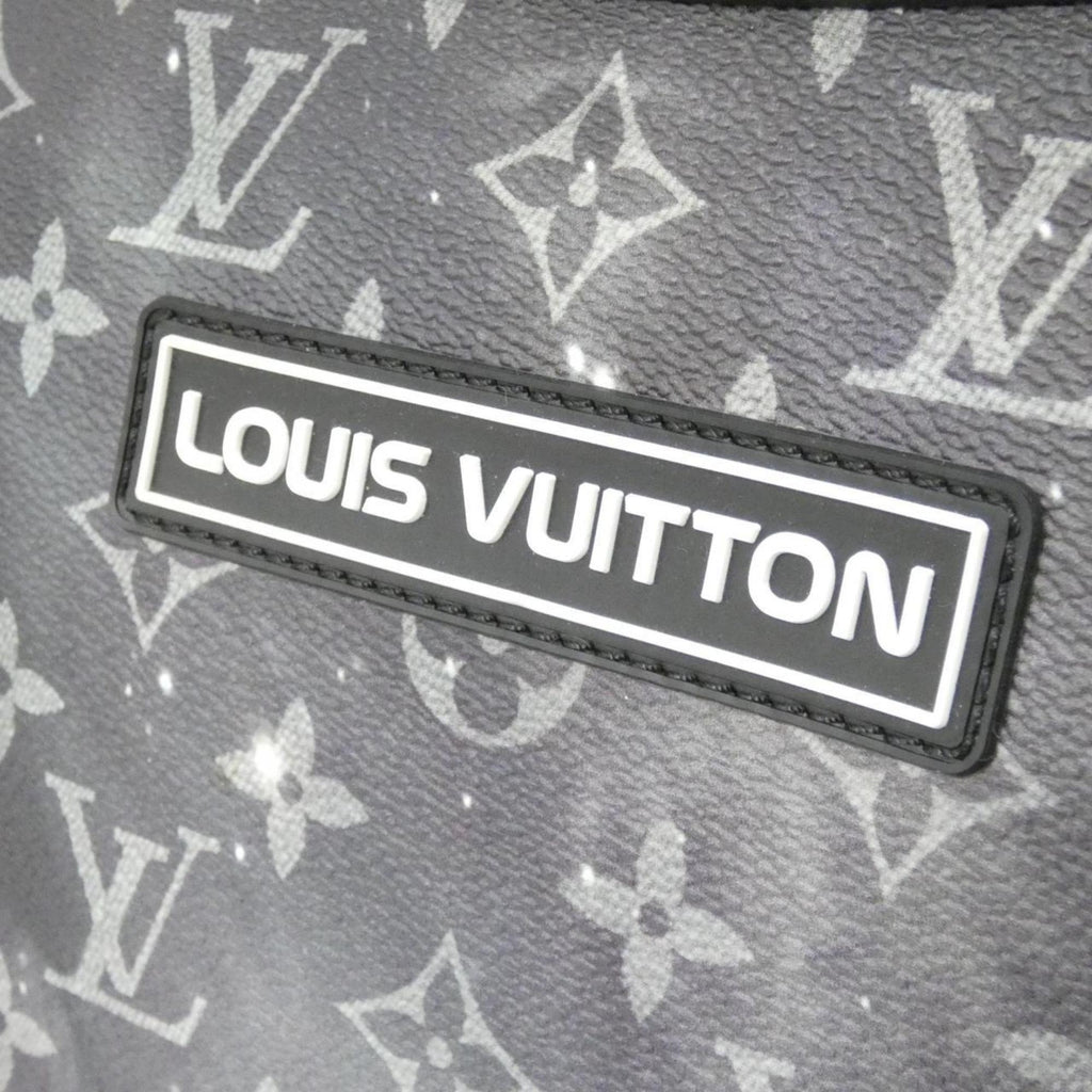 Louis Vuitton Black Silver Coated Canvas Shoulder Bag (Pre-Owned)
