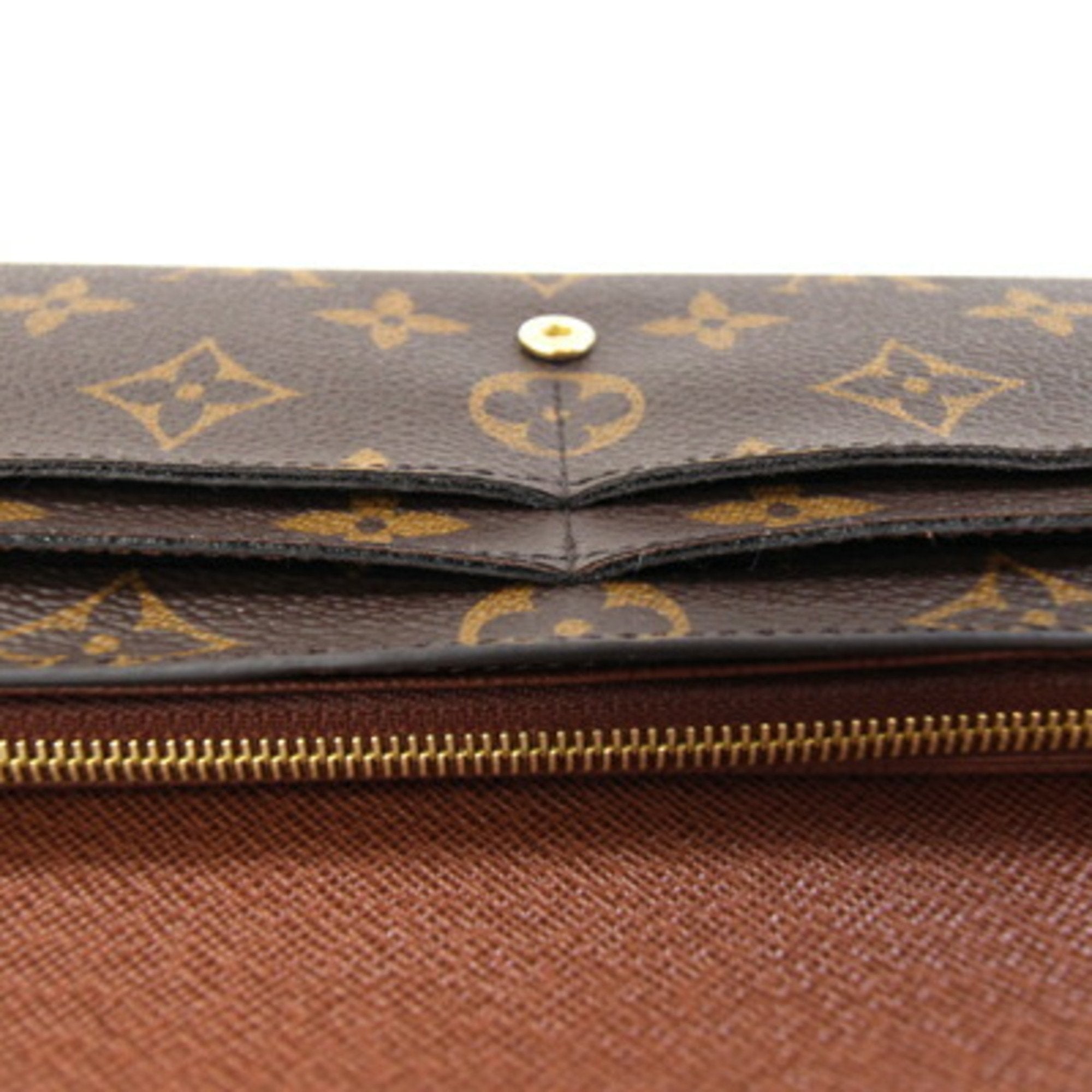 Louis Vuitton Monogram Monogram Monogram Long Wallet (Bi-Fold) (Pre-Owned)