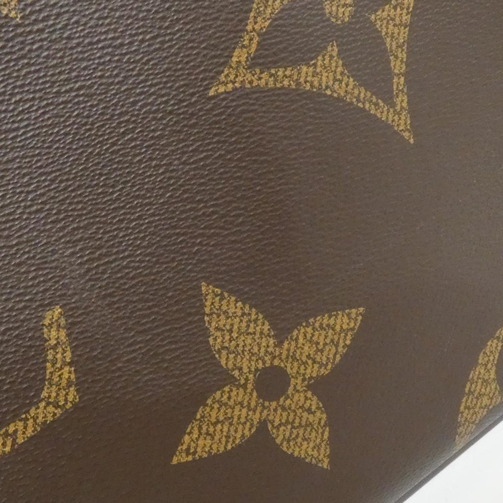 Louis Vuitton Marron Coated Canvas Handbag (Pre-Owned)