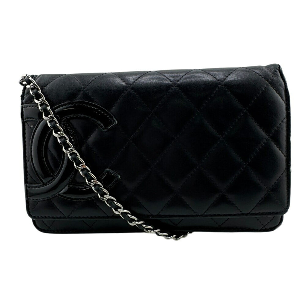 Cambon Wallet on Chain Quilted Leather