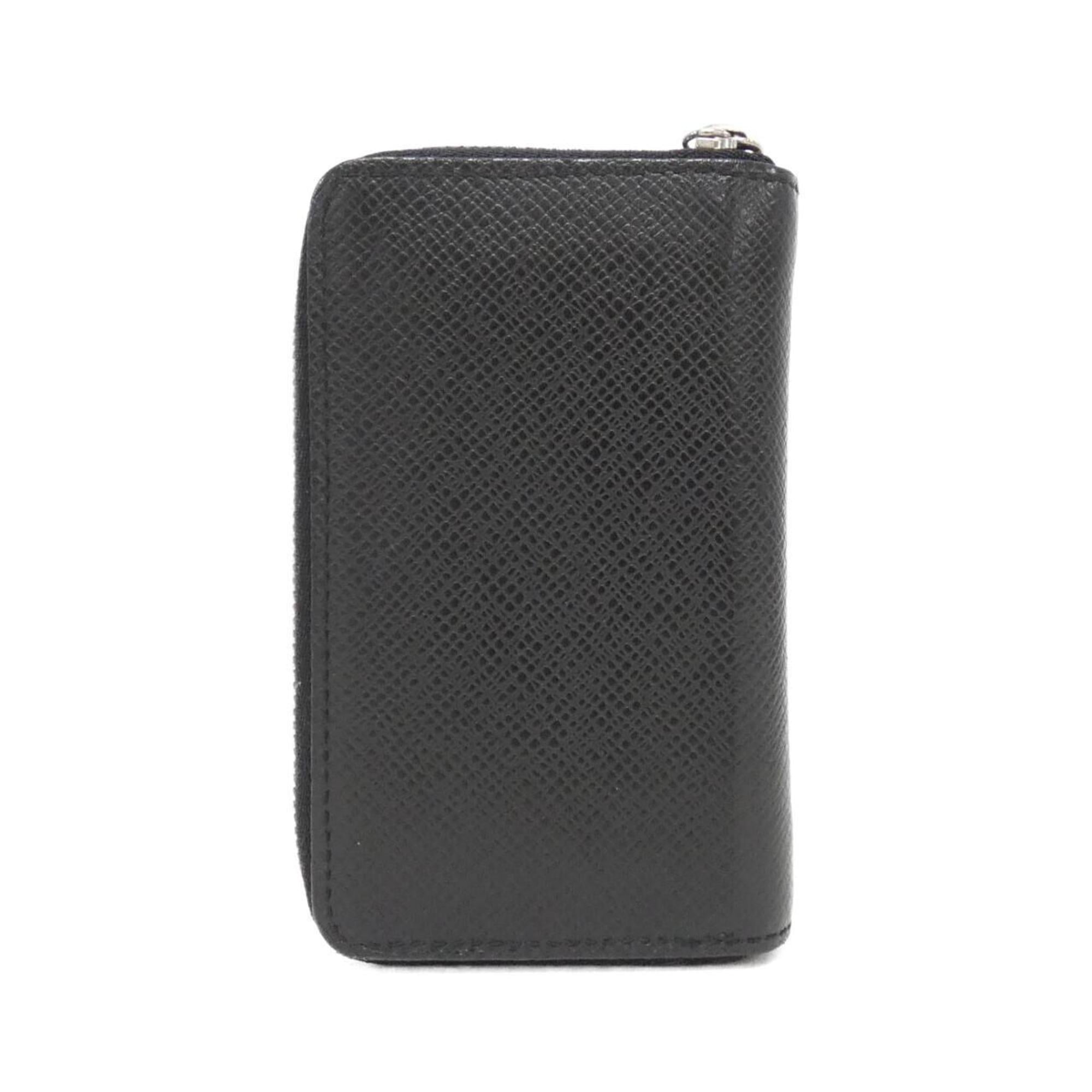 Louis Vuitton Black Leather Coin Purse/Coin Case (Pre-Owned)