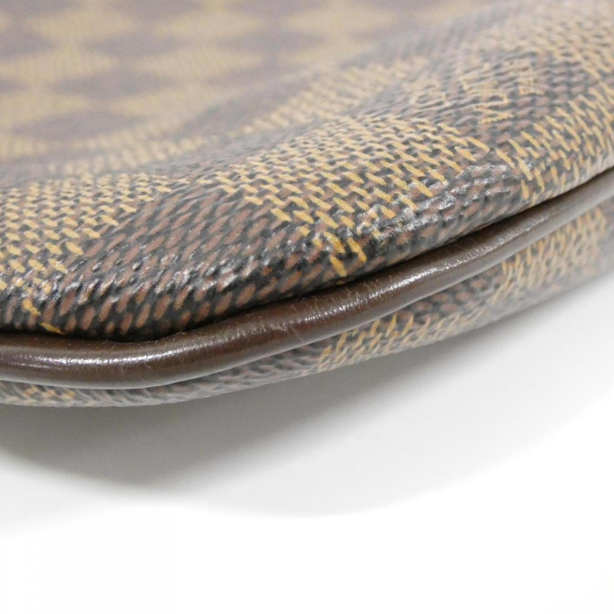 Louis Vuitton Ebene Coated Canvas Pochette Shoulder Bag (Pre-Owned)
