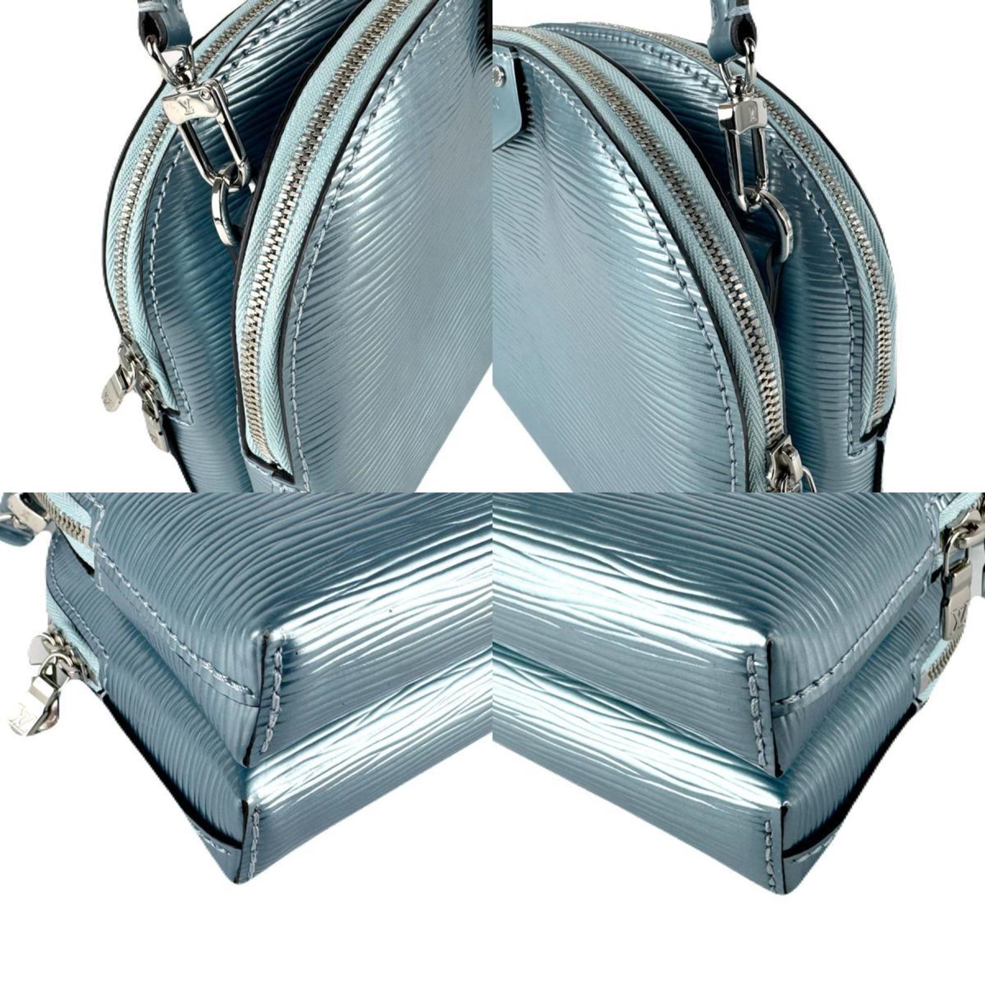 Louis Vuitton Metallic Blue Epi Leather Handbag Shoulder Bag (Pre-Owned)