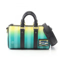 Louis Vuitton Black Green Yellow Coated Canvas Leather Handbag (Pre-Owned)