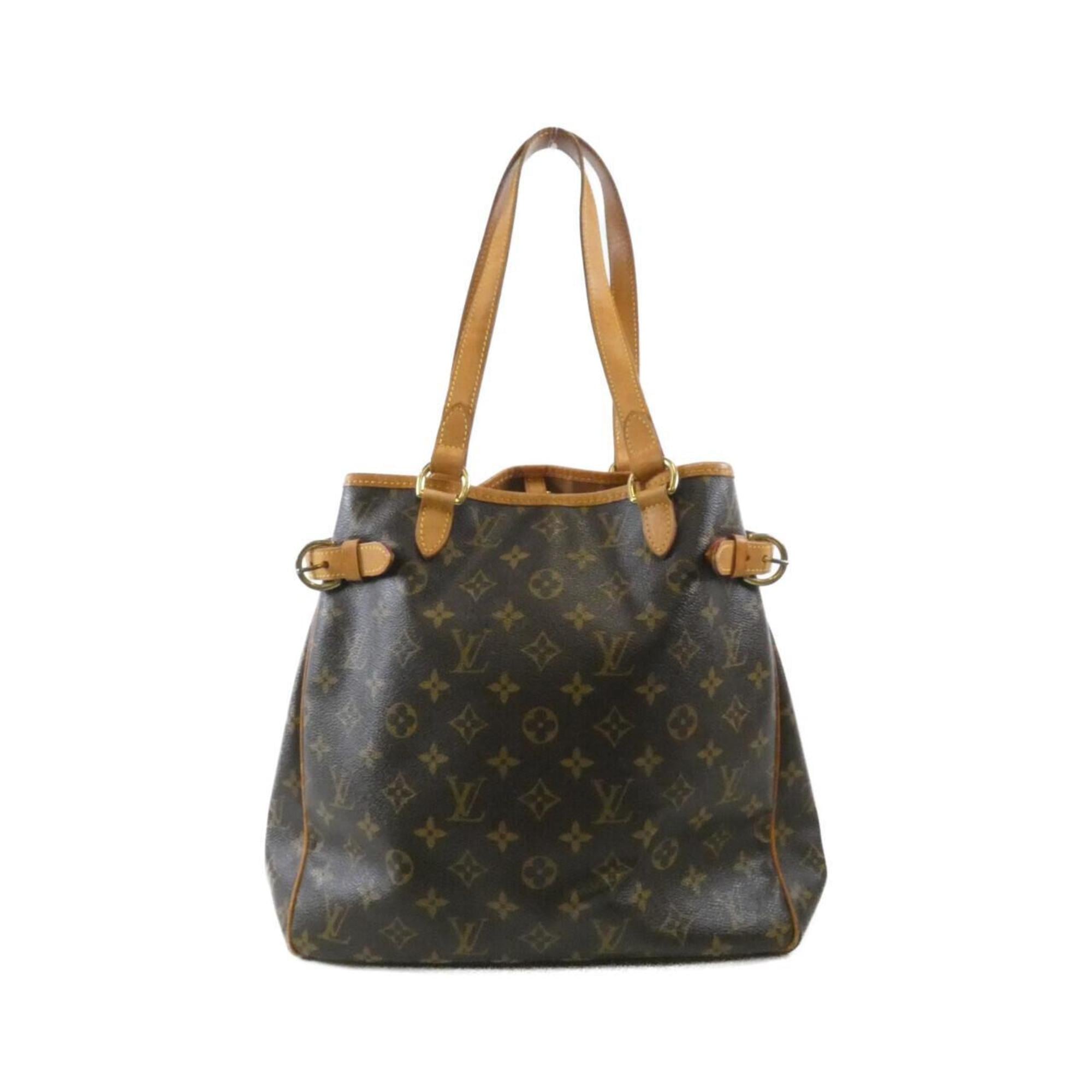 Louis Vuitton Brown Coated Canvas Shoulder Bag (Pre-Owned)
