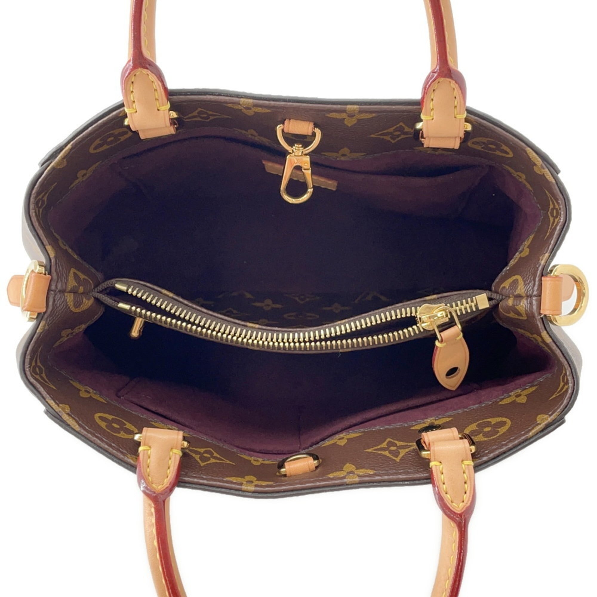 Louis Vuitton Bordeaux Monogram Monogram Leather Handbag Shoulder Bag (Pre-Owned)