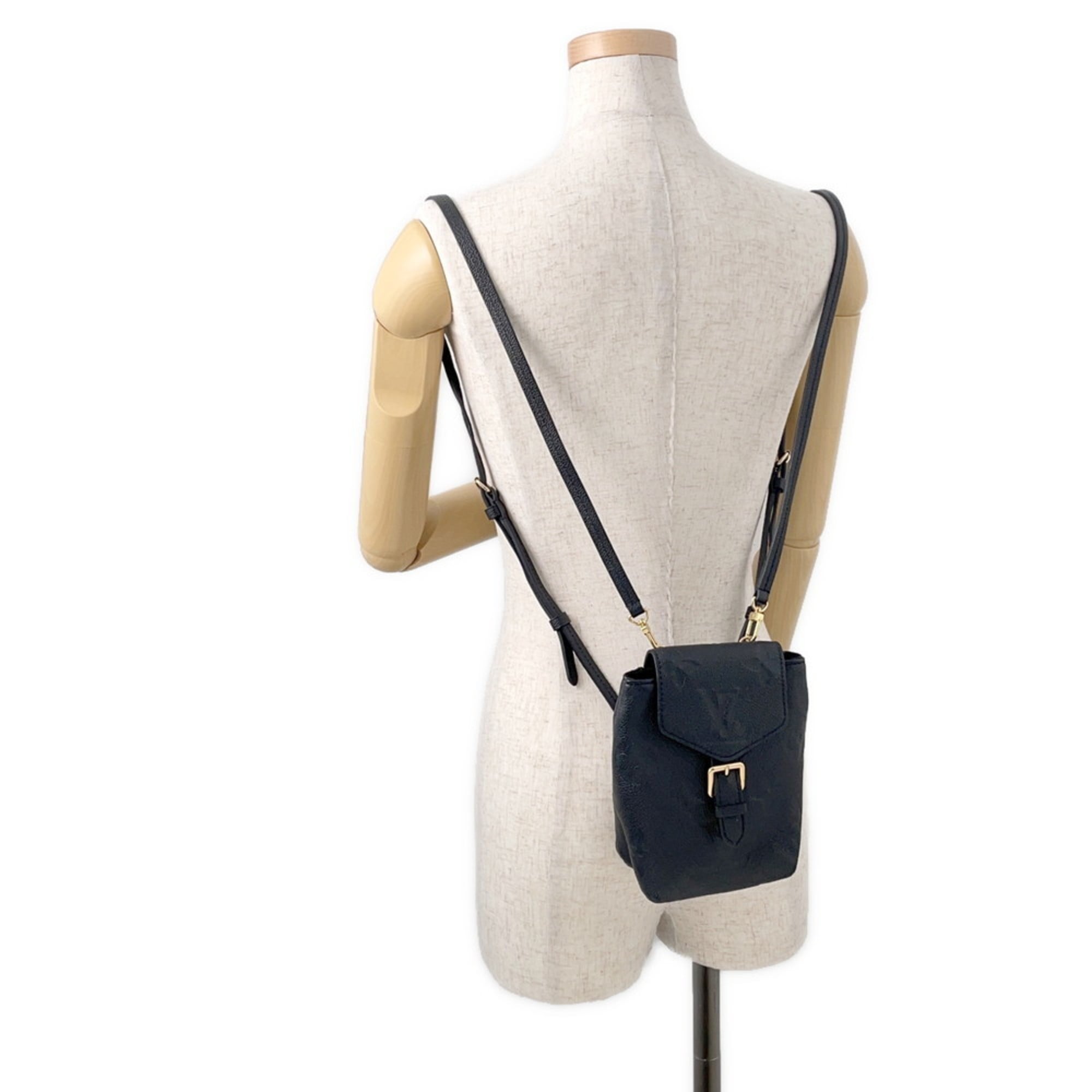 Louis Vuitton Black Monogram Noir Monogram Empreinte Backpack (Pre-Owned)
