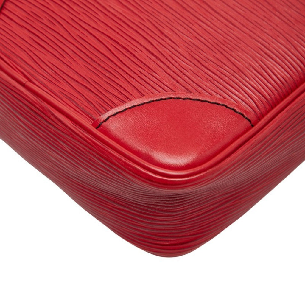 Louis Vuitton Castilian Red Leather Shoulder Bag (Pre-Owned)