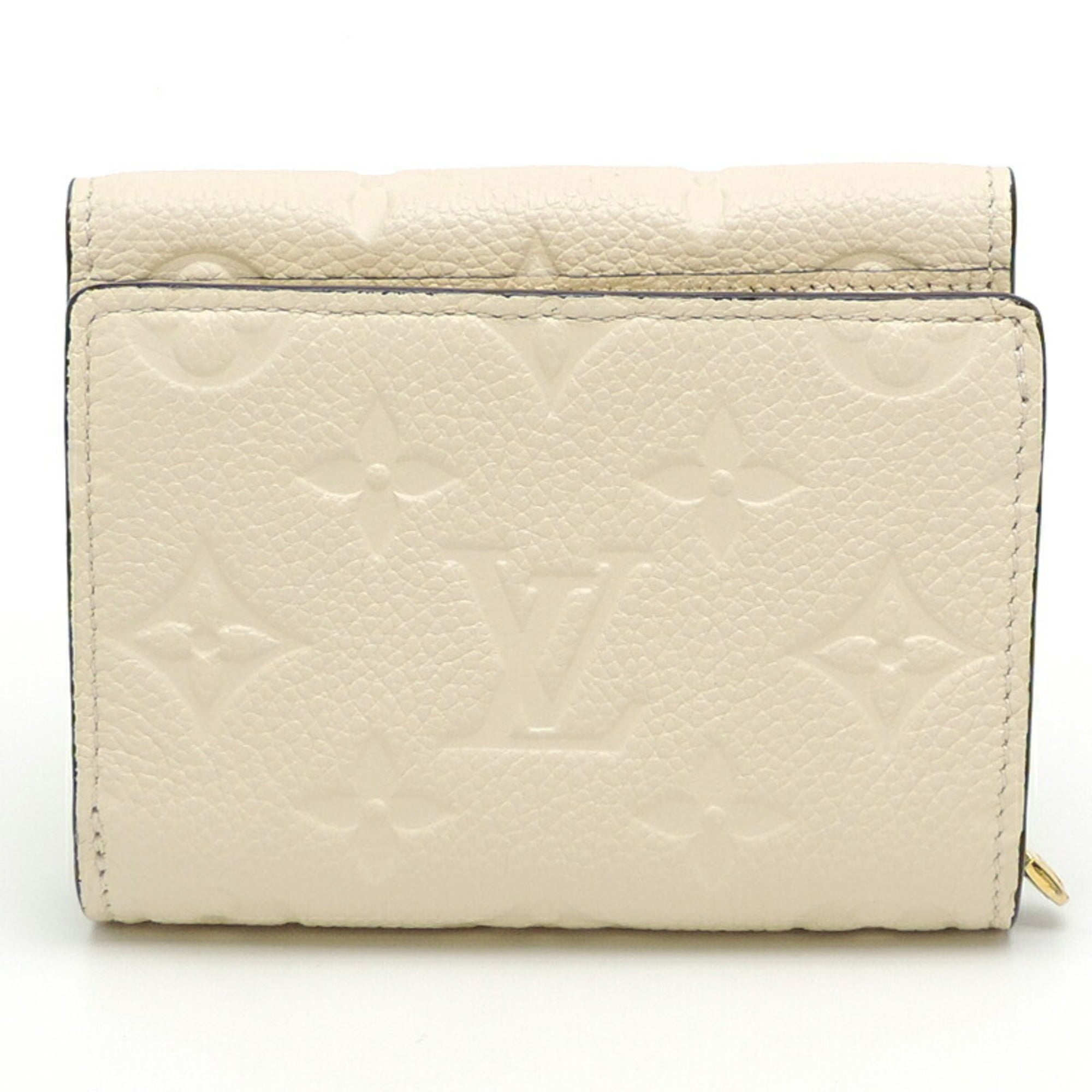 Louis Vuitton White Monogram Empreinte Wallet (Tri-Fold) (Pre-Owned)