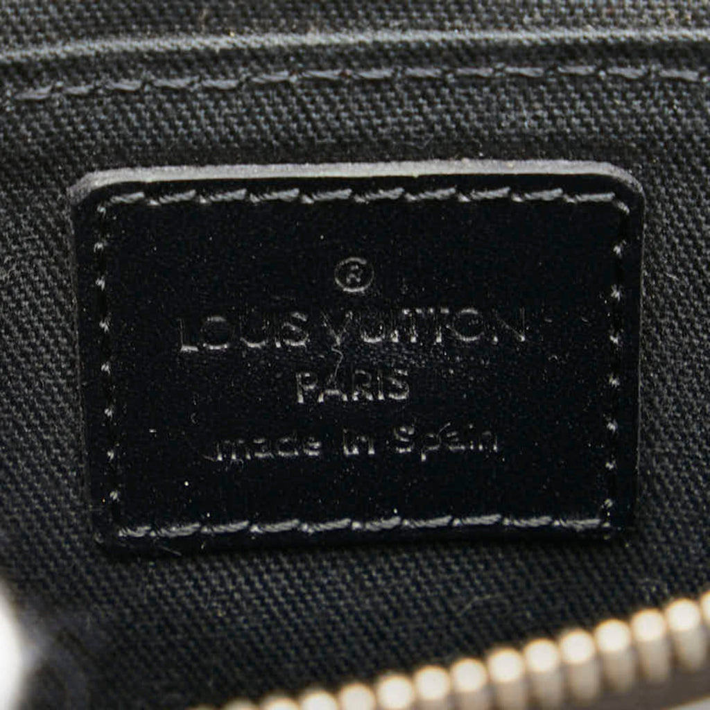 Louis Vuitton Monogram Glace Brown Leather Pouch (Pre-Owned)