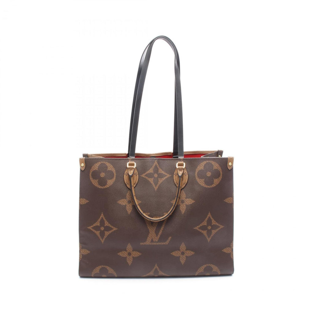 Louis Vuitton Brown Coated Canvas Monogram Reverse Pvc Leather Shoulder Bag (Pre-Owned)