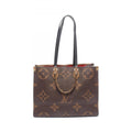 Louis Vuitton Brown Coated Canvas Monogram Reverse Pvc Leather Shoulder Bag (Pre-Owned)