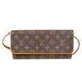 Louis Vuitton Monogram Brown Monogram Pochette Shoulder Bag (Pre-Owned)