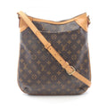 Louis Vuitton Brown Coated Canvas Leather Shoulder Bag (Pre-Owned)