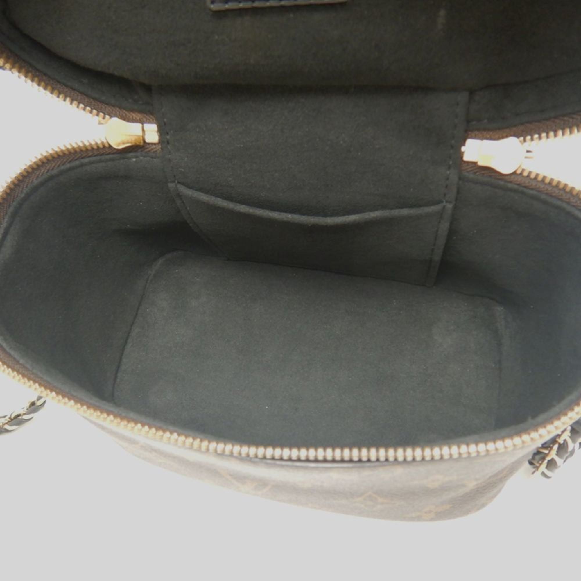Louis Vuitton Brown Pvc Shoulder Bag Vanity Bag (Pre-Owned)