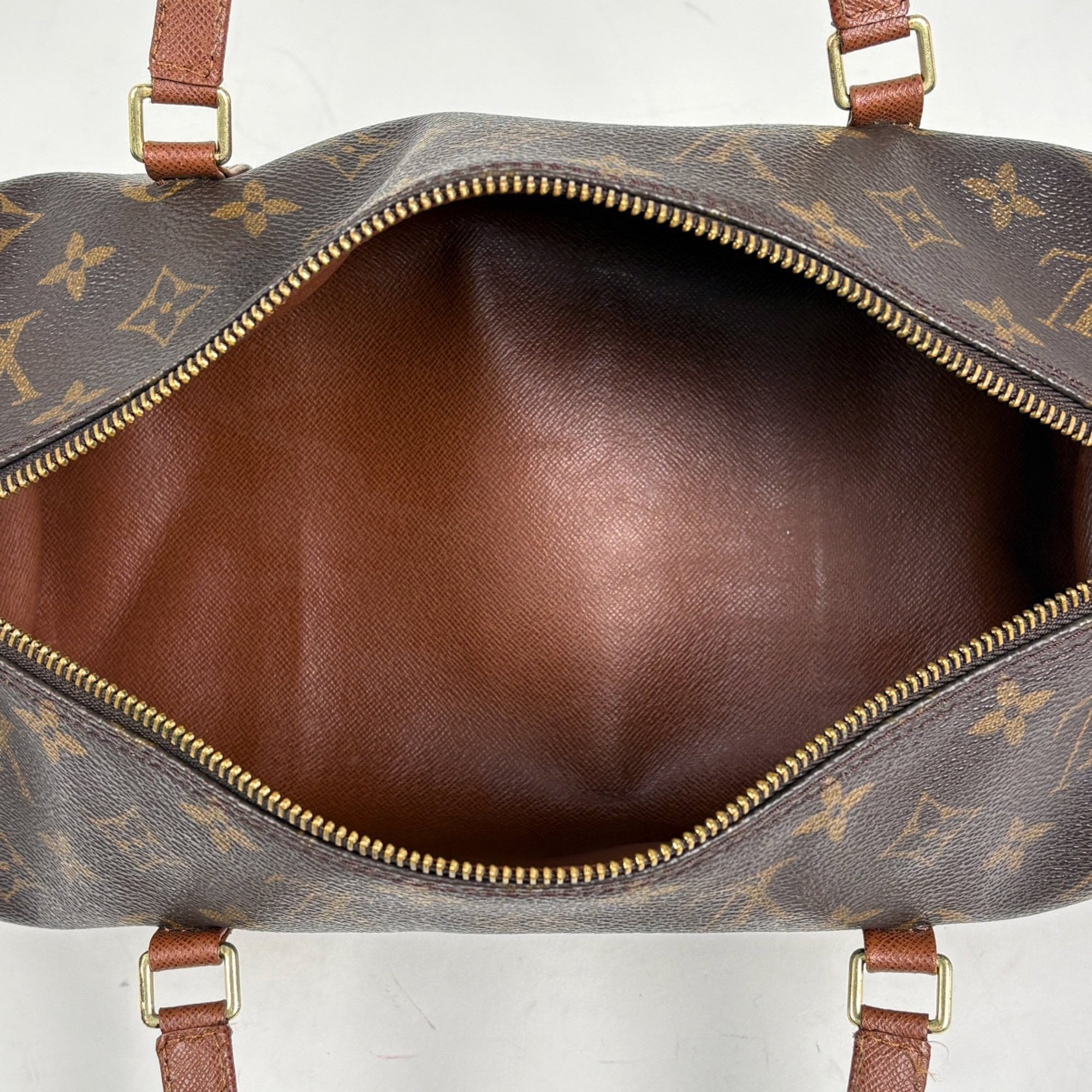 Louis Vuitton Brown Monogram Monogram Leather Handbag (Pre-Owned)