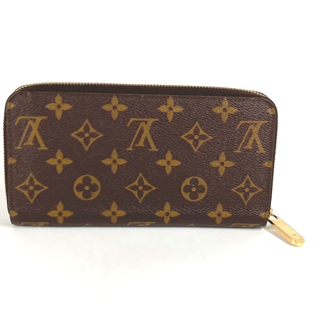 Louis Vuitton Brown Pink Monogram Long Wallet (Bi-Fold) (Pre-Owned)
