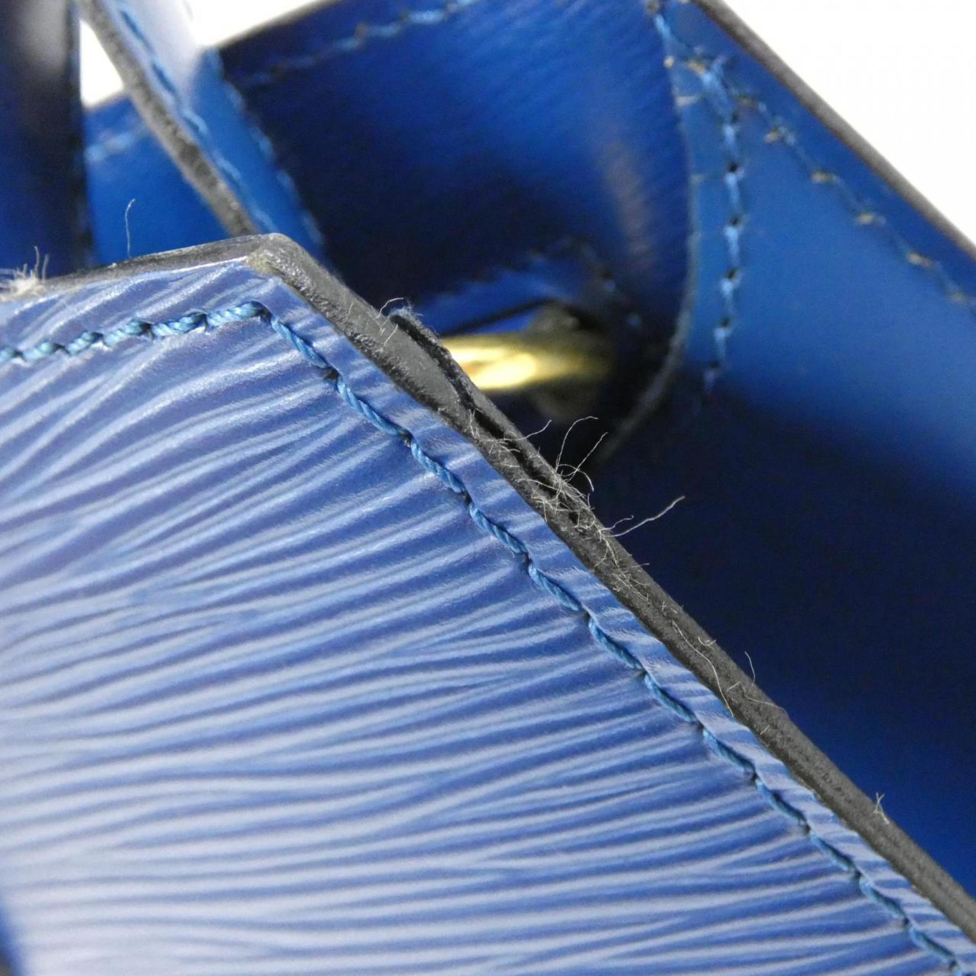 Louis Vuitton Blue Leather Shoulder Bag (Pre-Owned)