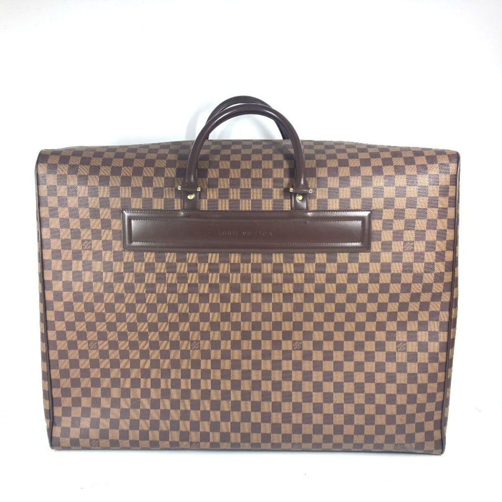 Louis Vuitton Brown Damier Canvas Ebene Damier Canvas Boston Bag (Pre-Owned)