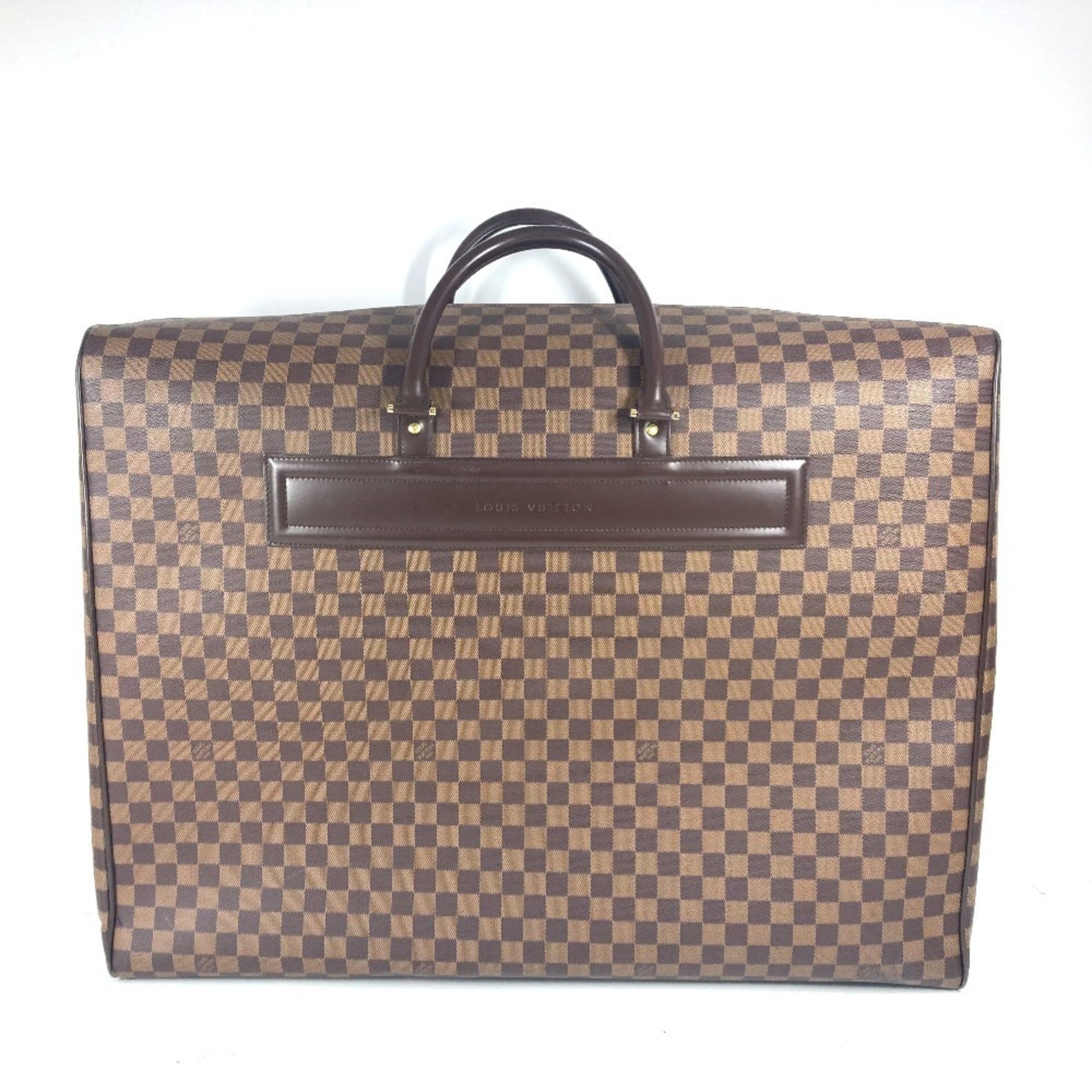 Louis Vuitton Brown Damier Canvas Ebene Damier Canvas Boston Bag (Pre-Owned)