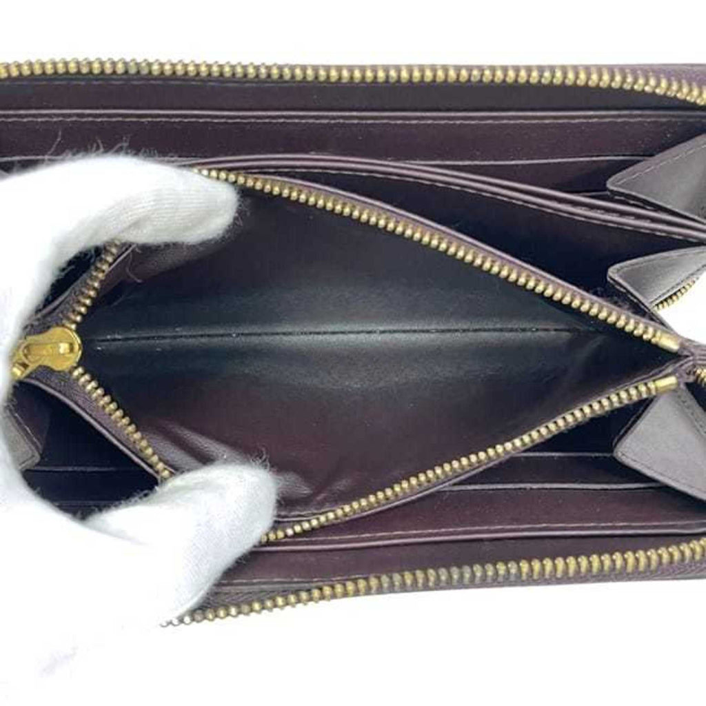 Louis Vuitton Amarante Wine Monogram Vernis Long Wallet (Bi-Fold) (Pre-Owned)