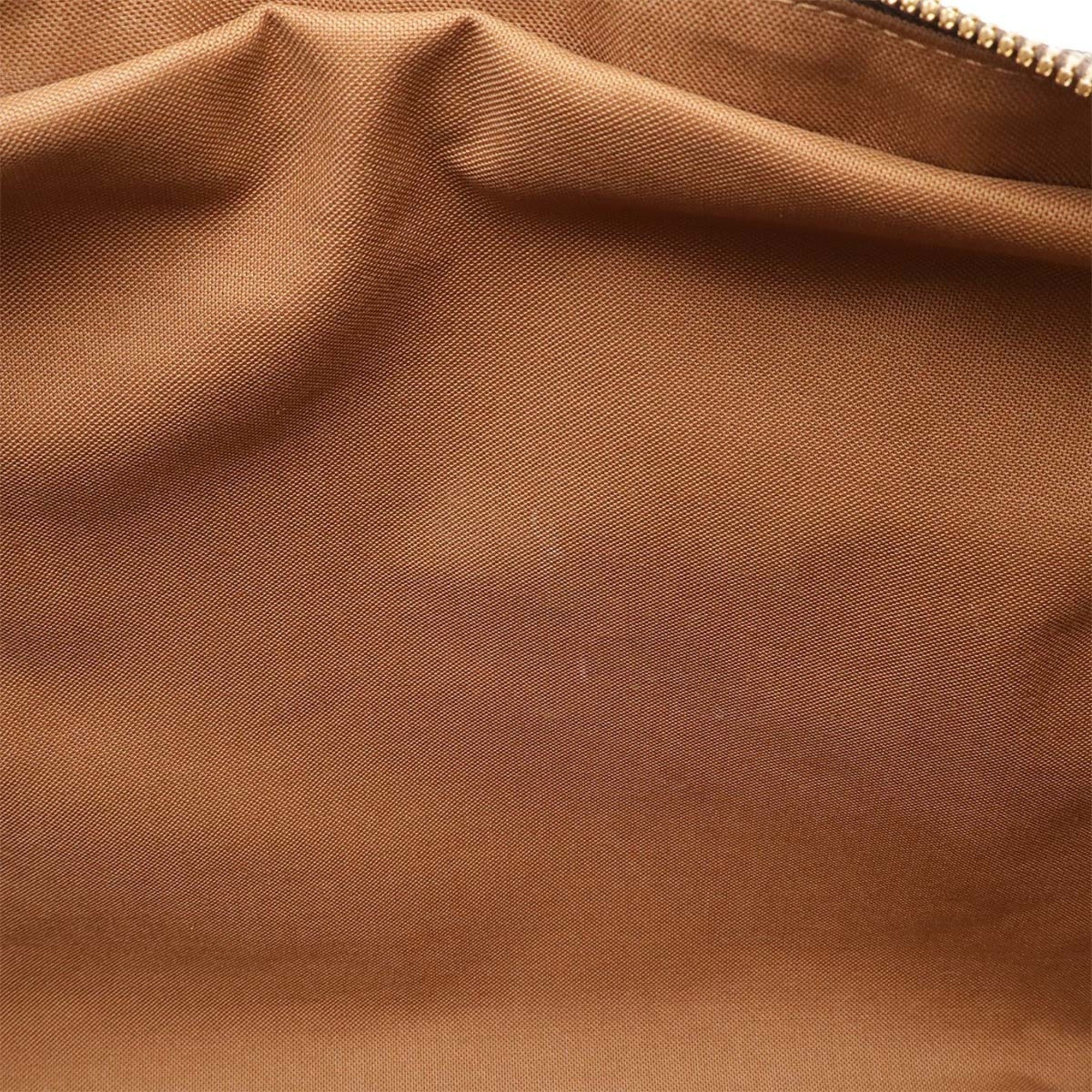 Louis Vuitton Brown Monogram Boston Bag Handbag (Pre-Owned)