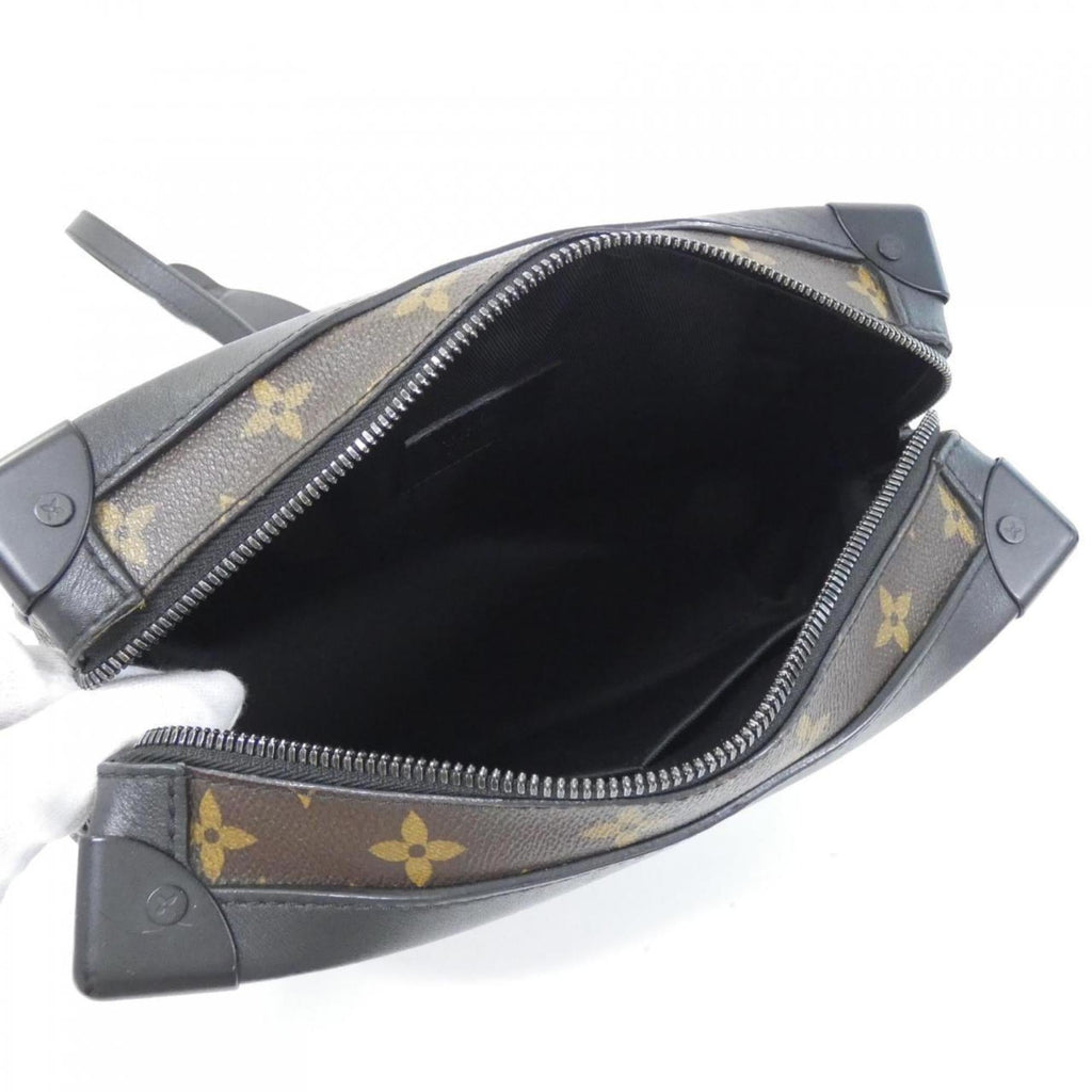 Louis Vuitton Marron Coated Canvas Shoulder Bag (Pre-Owned)