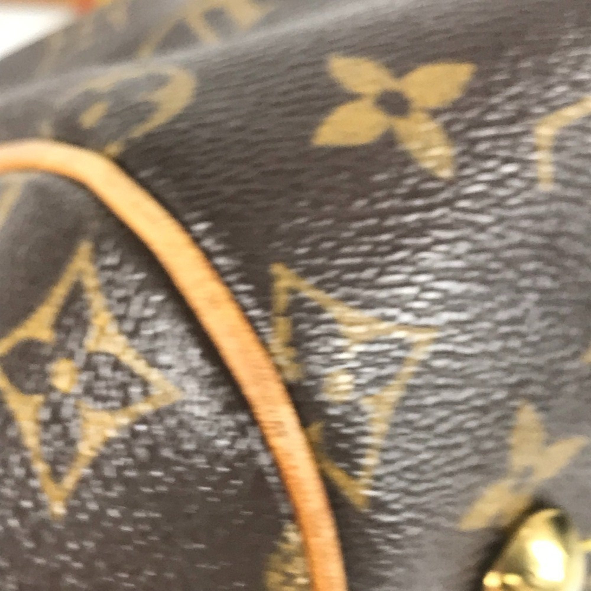 Louis Vuitton Brown Monogram Canvas Shoulder Bag Tote Bag (Pre-Owned)