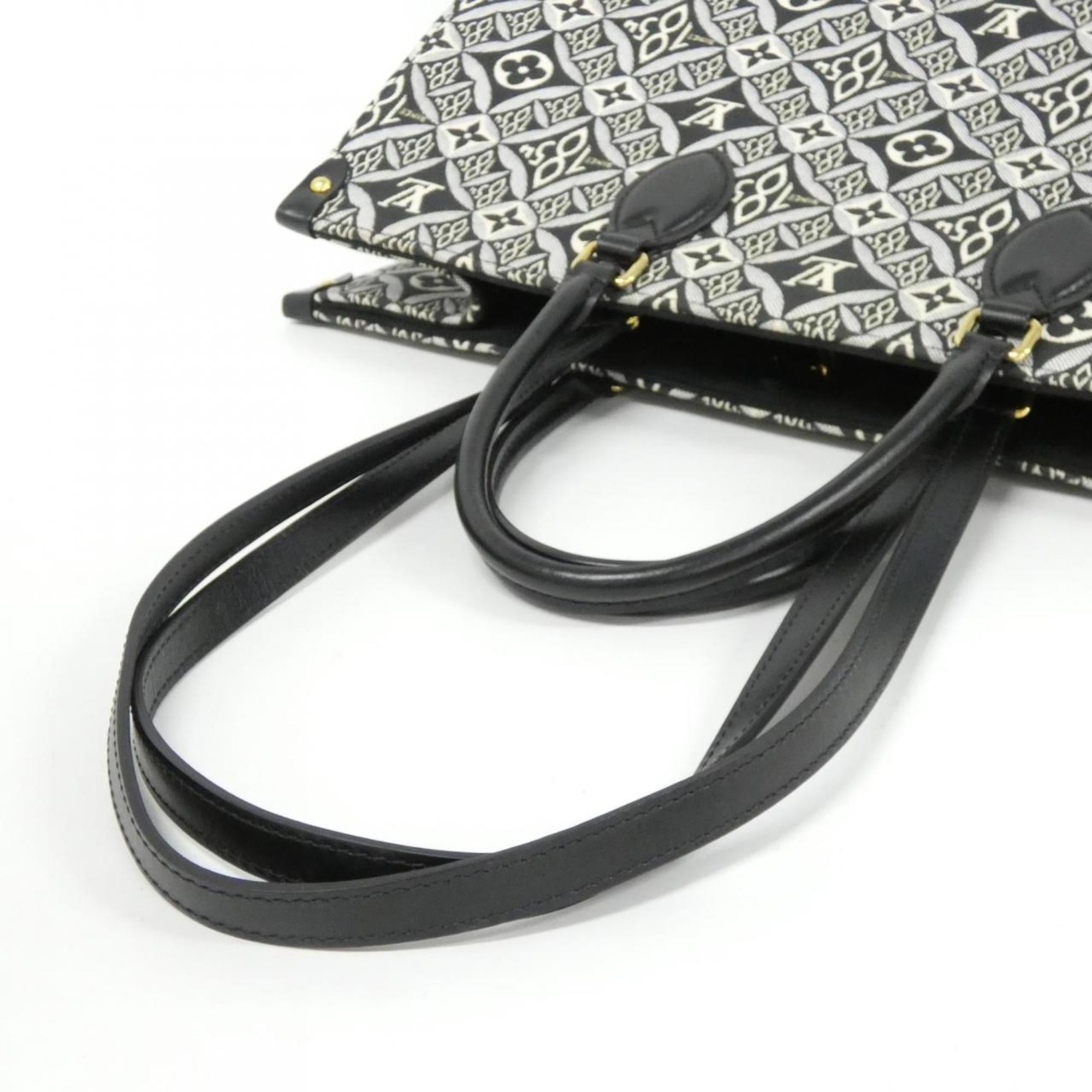 Louis Vuitton Gris Jacquard Handbag (Pre-Owned)