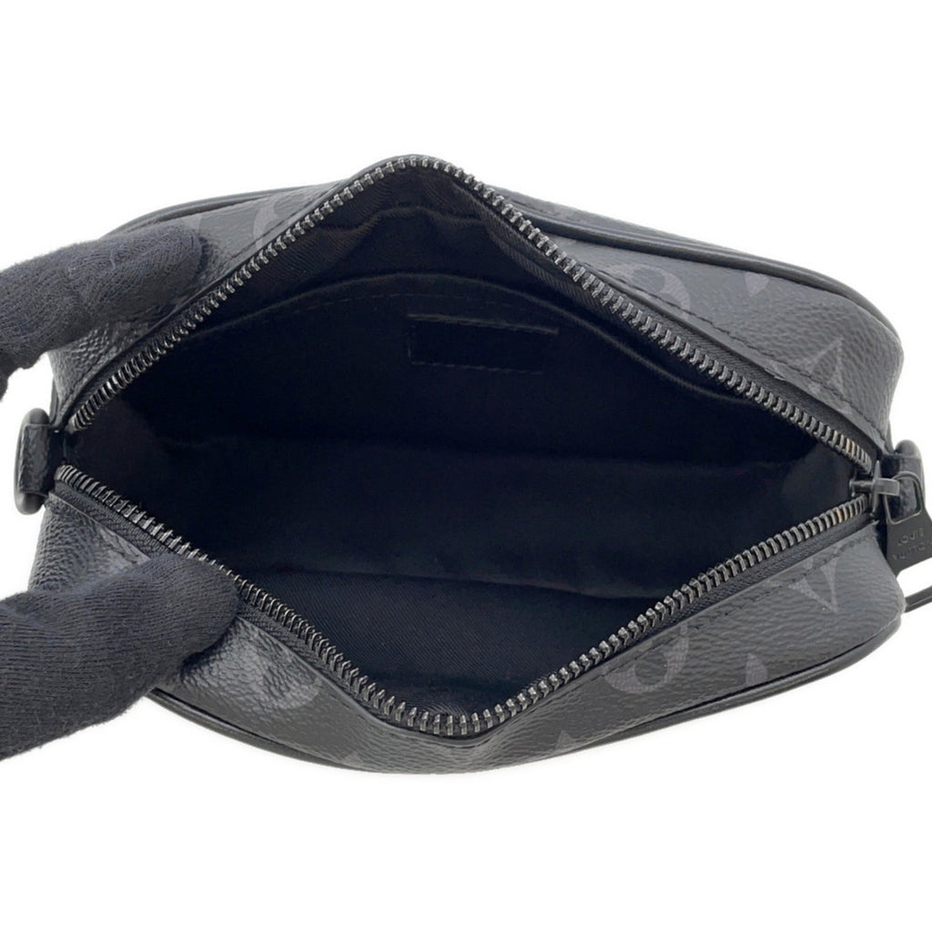Louis Vuitton Monogram Eclipse Black Noir Monogram Eclipse Chain/Shoulder Wallet (Pre-Owned)