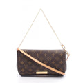 Louis Vuitton Brown Pvc Coated Canvas Leather Handbag (Pre-Owned)