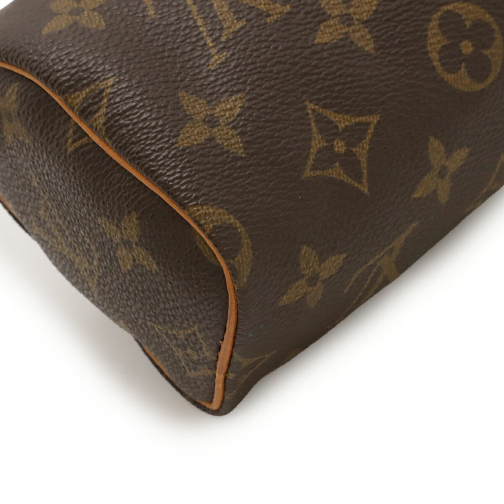 Louis Vuitton Brown Monogram Canvas Handbag Pouch Shoulder Bag (Pre-Owned)