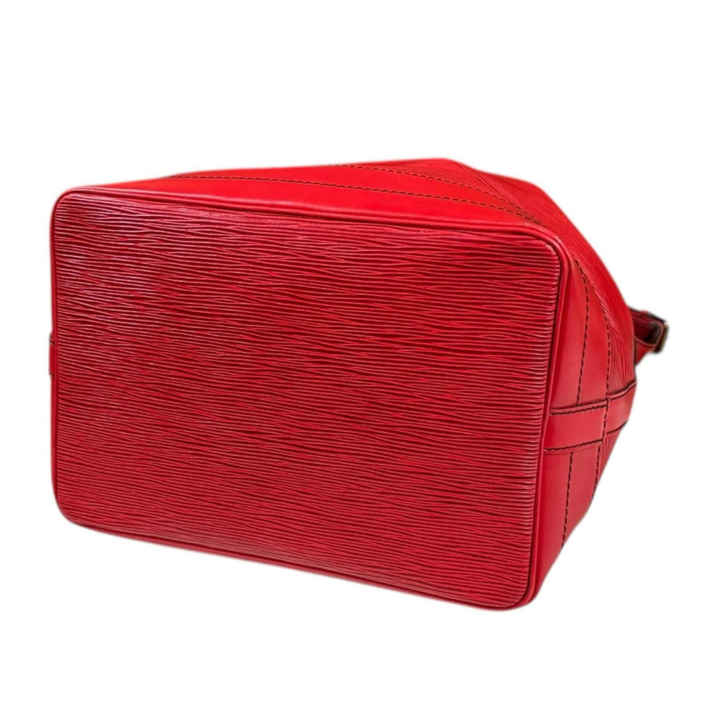 Louis Vuitton Castilian Red Red Color Epi Leather Shoulder Bag (Pre-Owned)