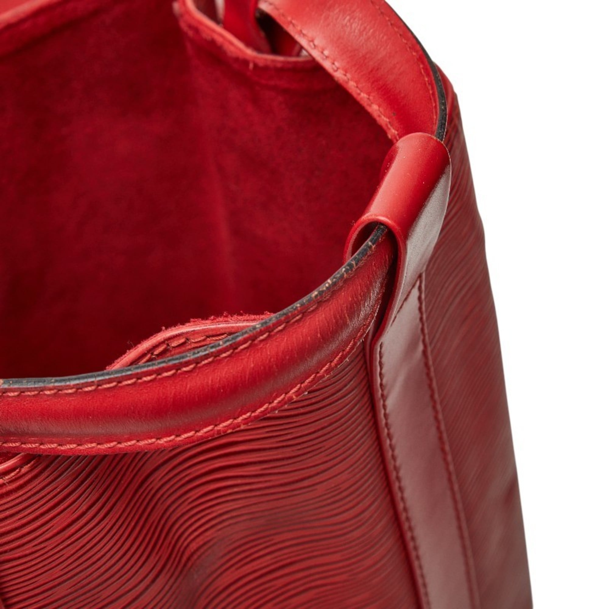 Louis Vuitton Castilian Red Epi Leather Shoulder Bag (Pre-Owned)