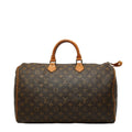 Louis Vuitton Brown Pvc Leather Boston Bag Handbag (Pre-Owned)