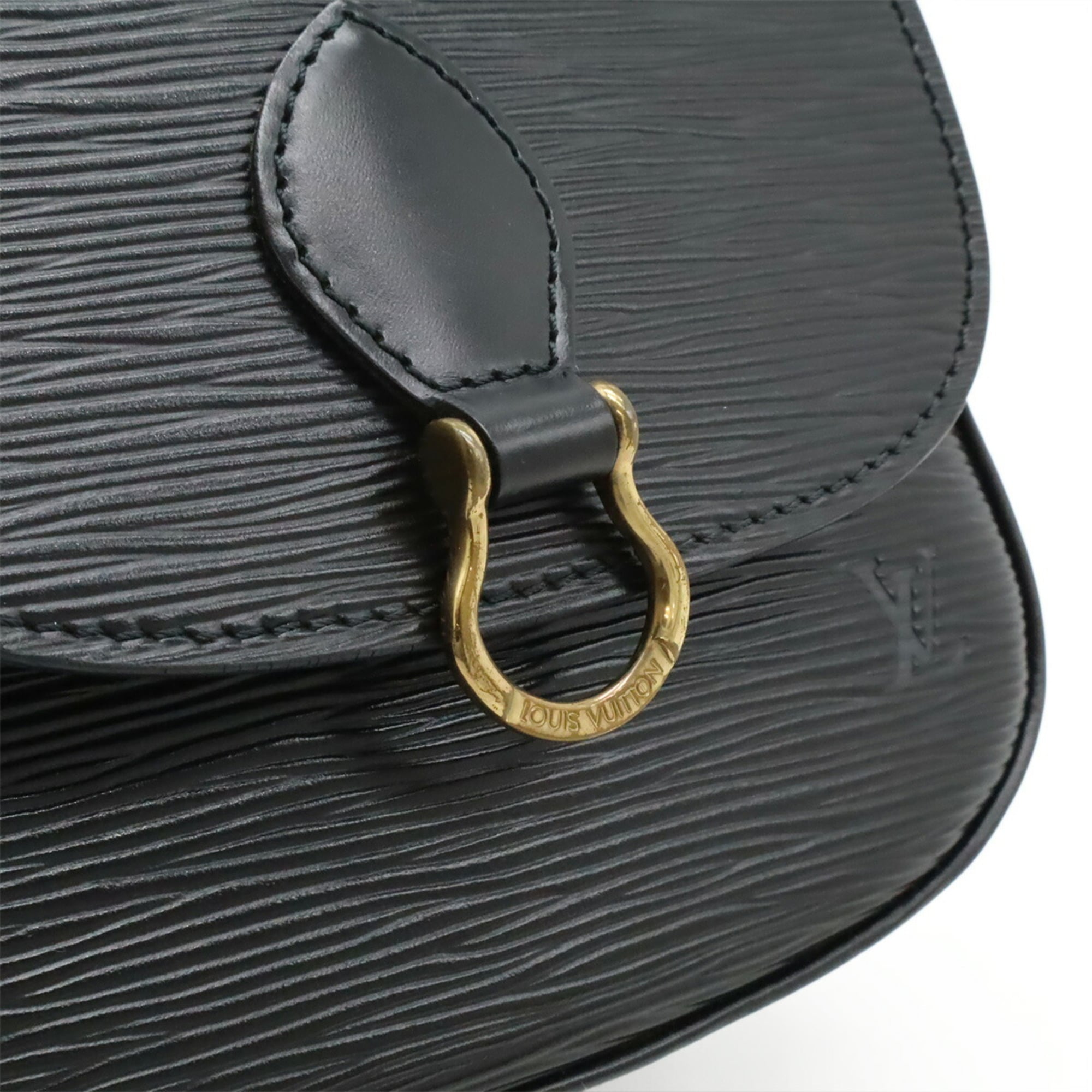 Louis Vuitton Epi Black Noir Epi Leather Pochette Shoulder Bag (Pre-Owned)