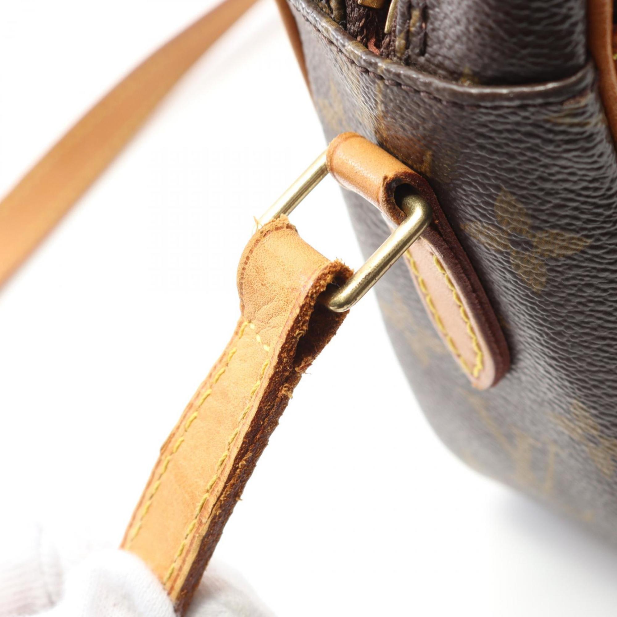 Louis Vuitton Brown Coated Canvas Shoulder Bag (Pre-Owned)