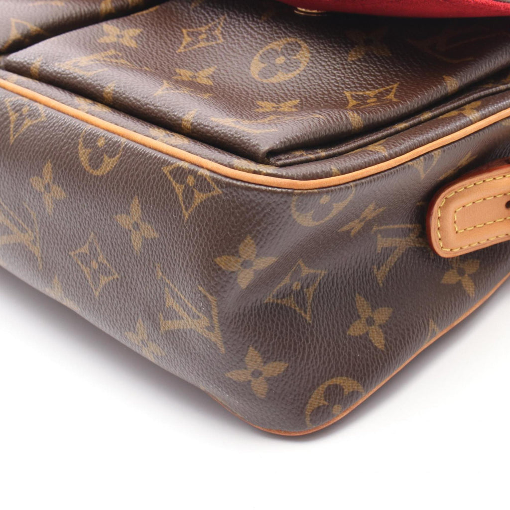 Louis Vuitton Brown Monogram Pvc Coated Canvas Leather Shoulder Bag (Pre-Owned)