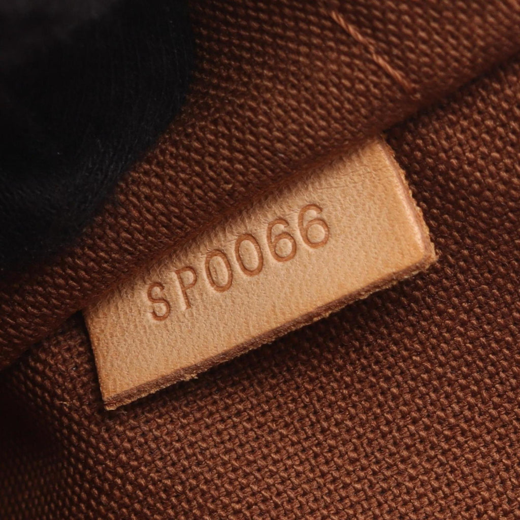 Louis Vuitton Brown Coated Canvas Leather Fanny Pack (Pre-Owned)