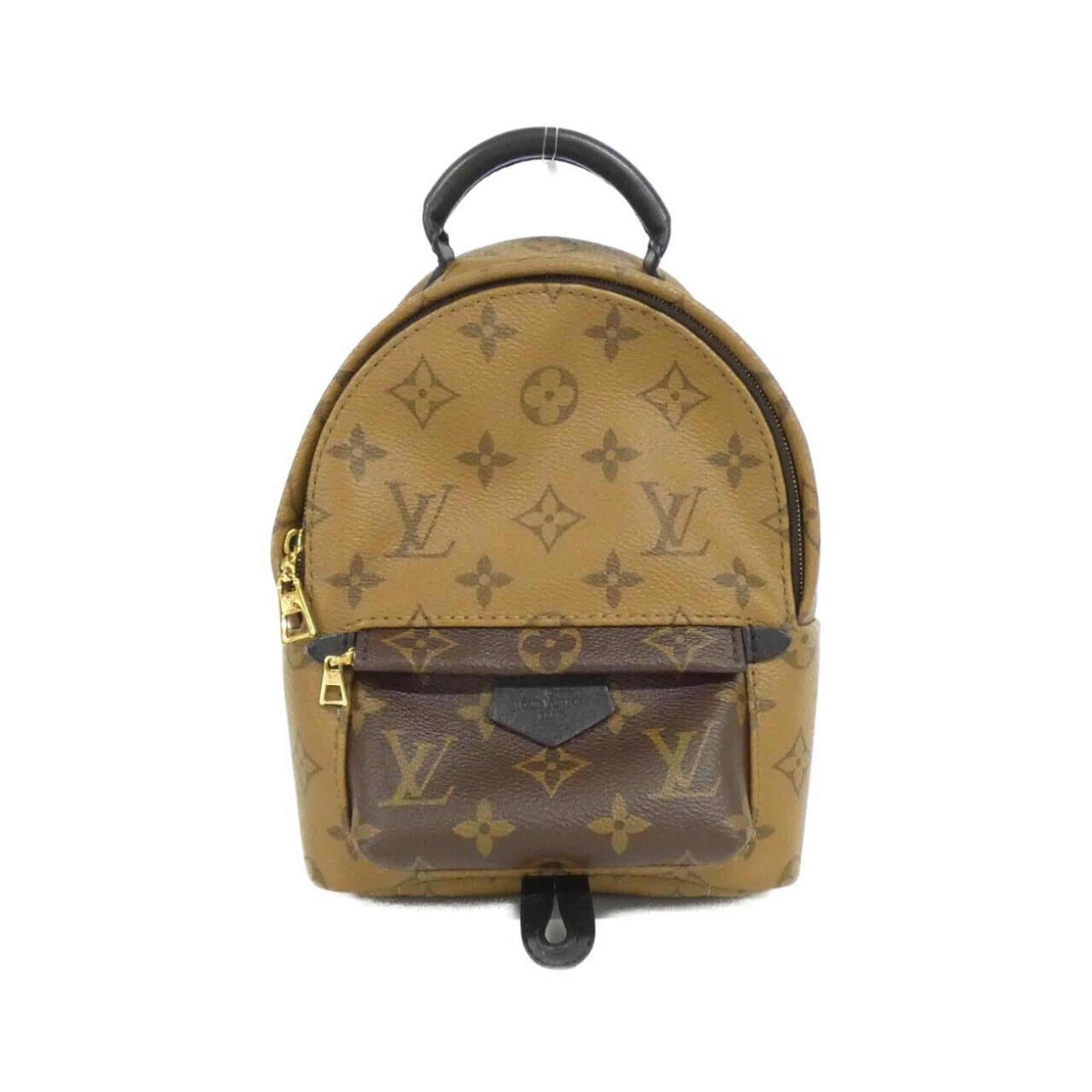 Louis Vuitton Marron Coated Canvas Backpack (Pre-Owned)
