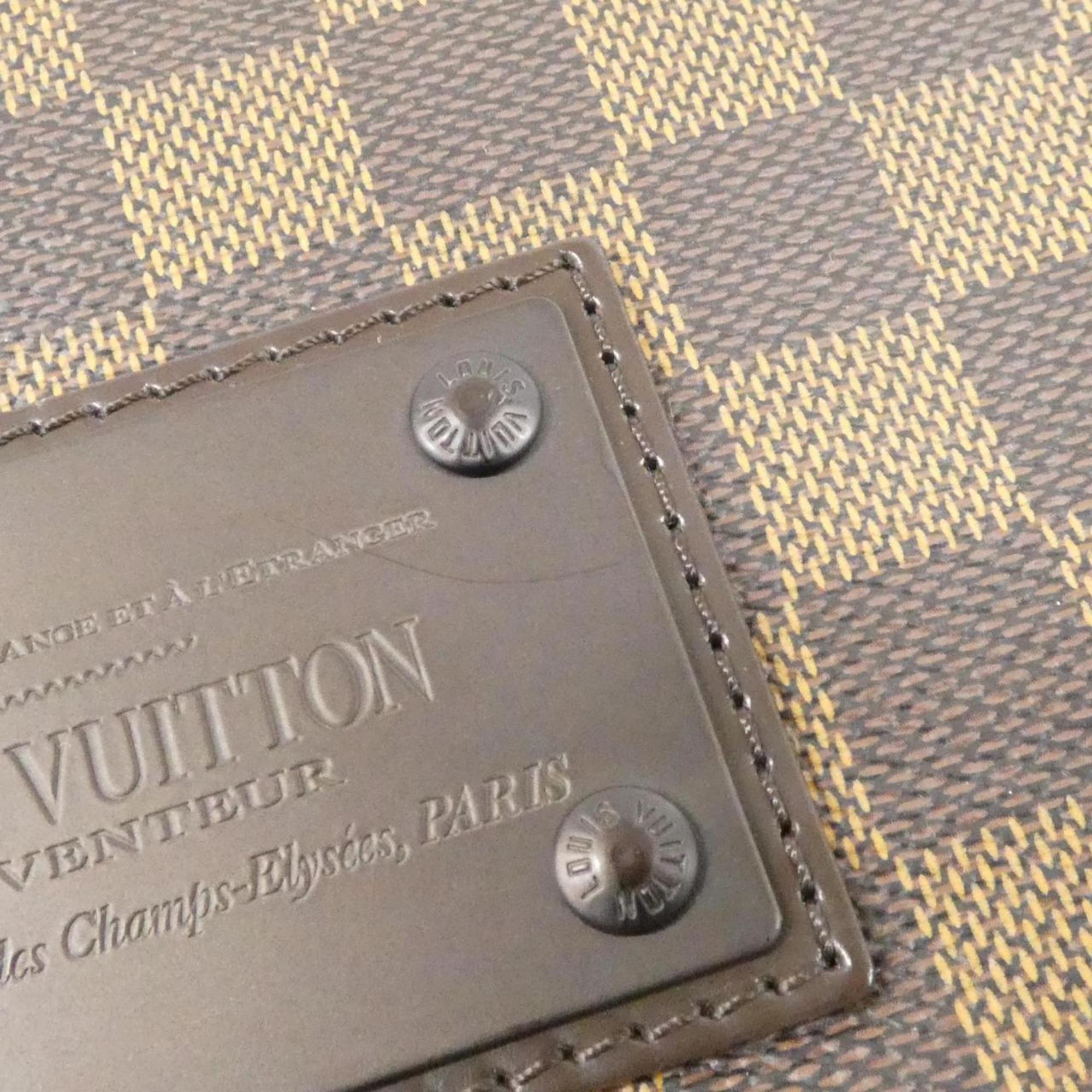 Louis Vuitton Ebene Coated Canvas Shoulder Bag (Pre-Owned)