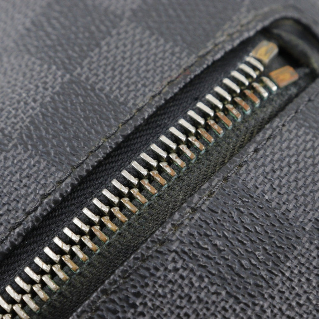 Louis Vuitton Black Damier Graphite Canvas Shoulder Bag (Pre-Owned)